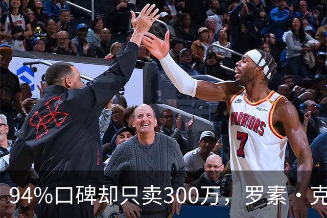 94%口碑却只卖300万，罗素·克劳新片10月20日上线